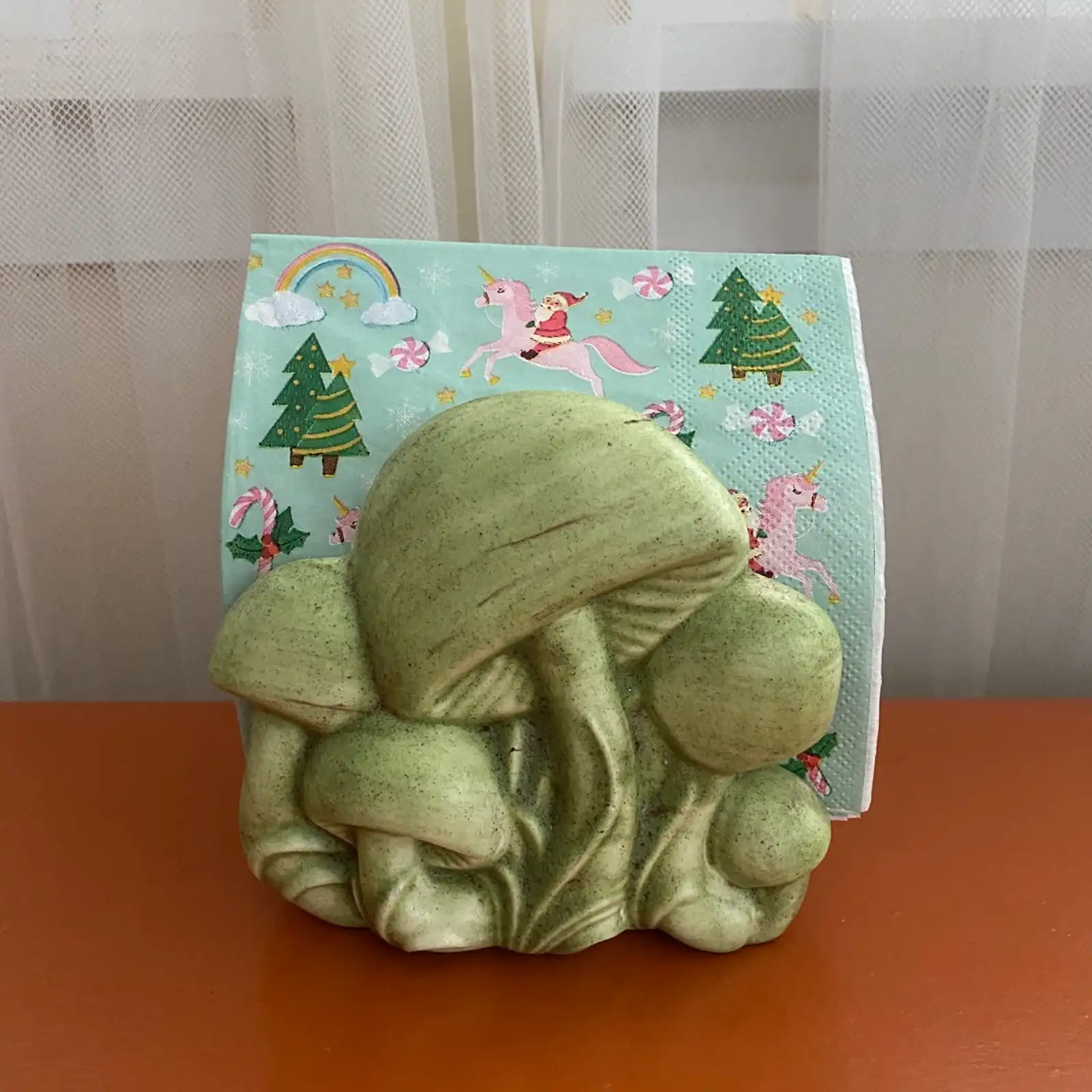 Thumbnail: Vintage Mushroom Napkin/Letter Holder
