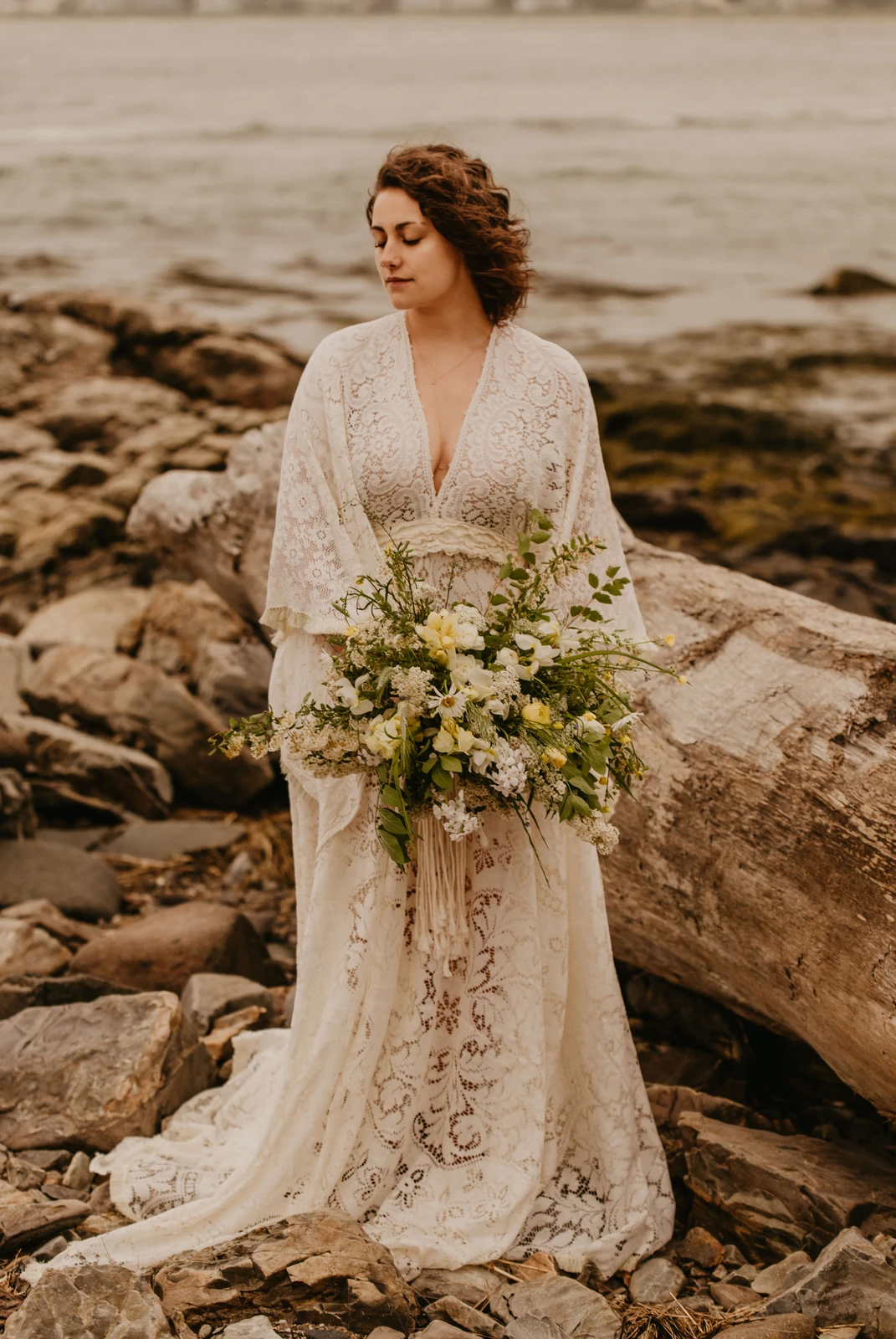 Macrame Bouquet Wrap