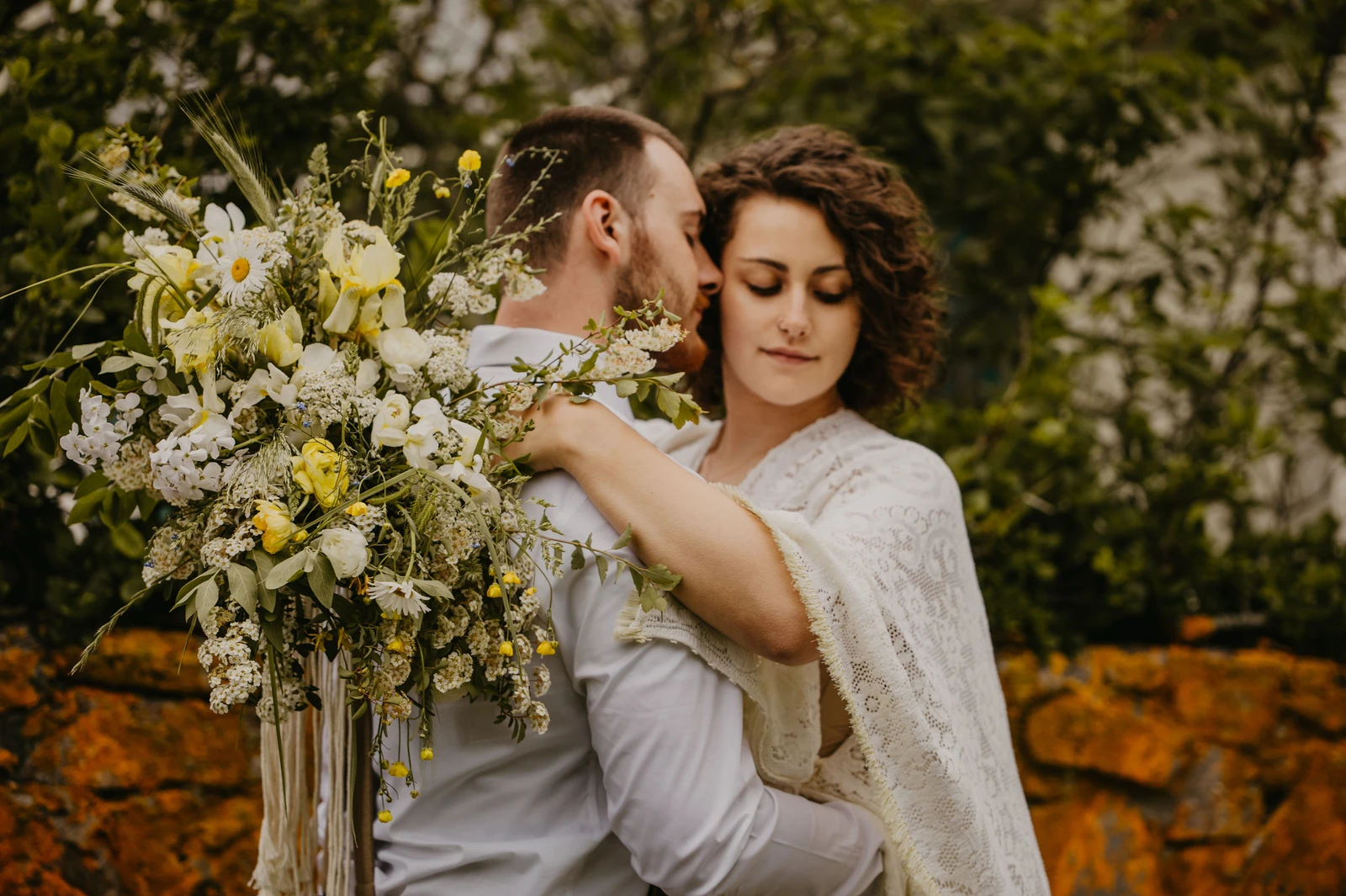 Macrame Bouquet Wrap