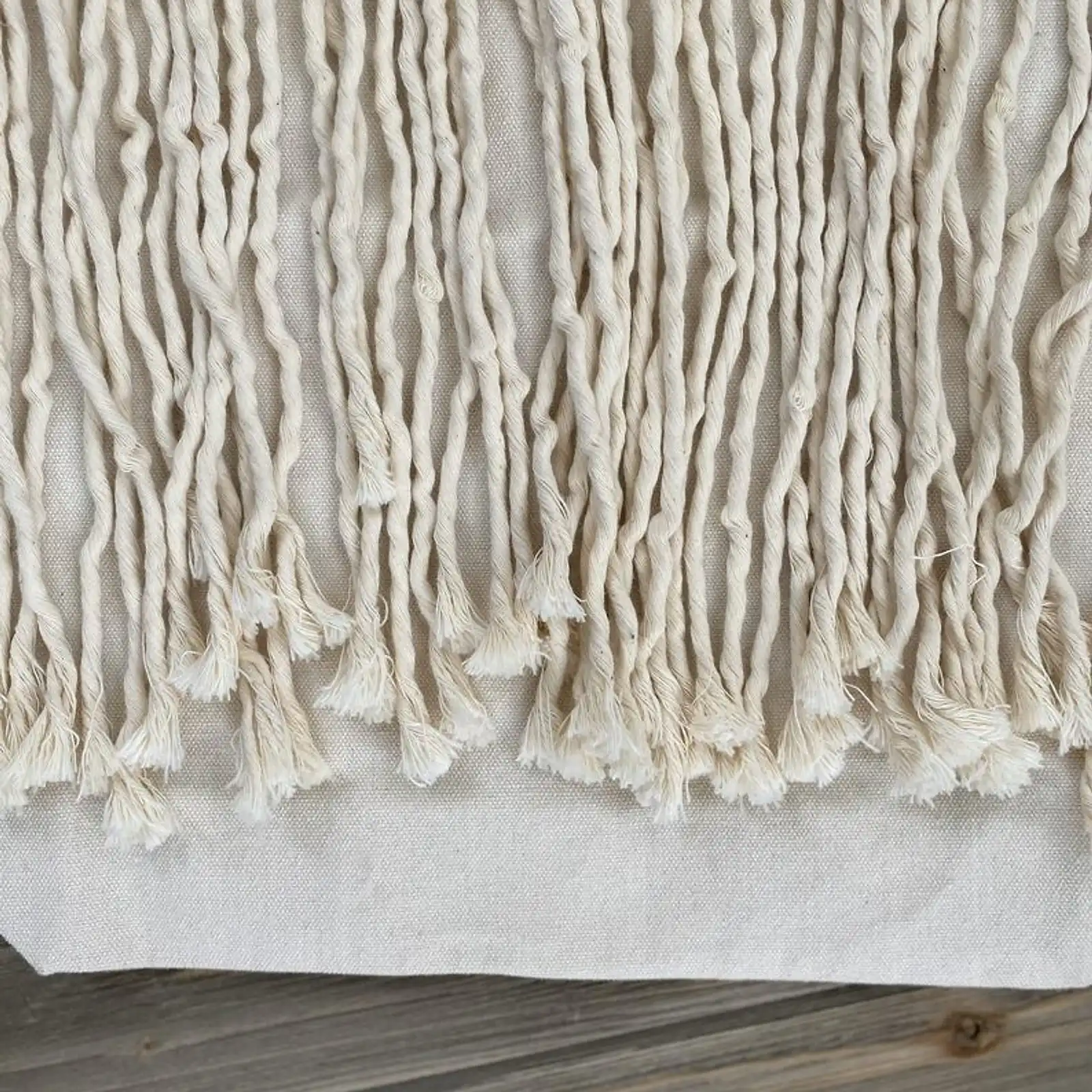 Thumbnail: Macrame + Canvas Bag