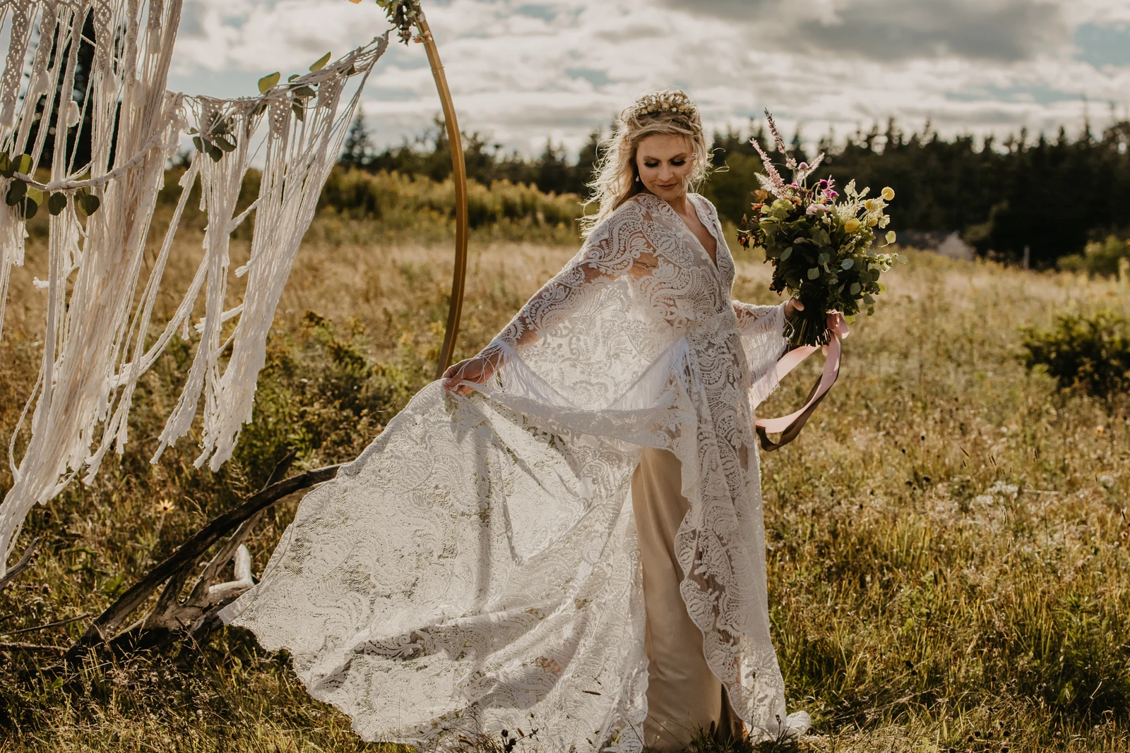 Boho Bunting + Arch