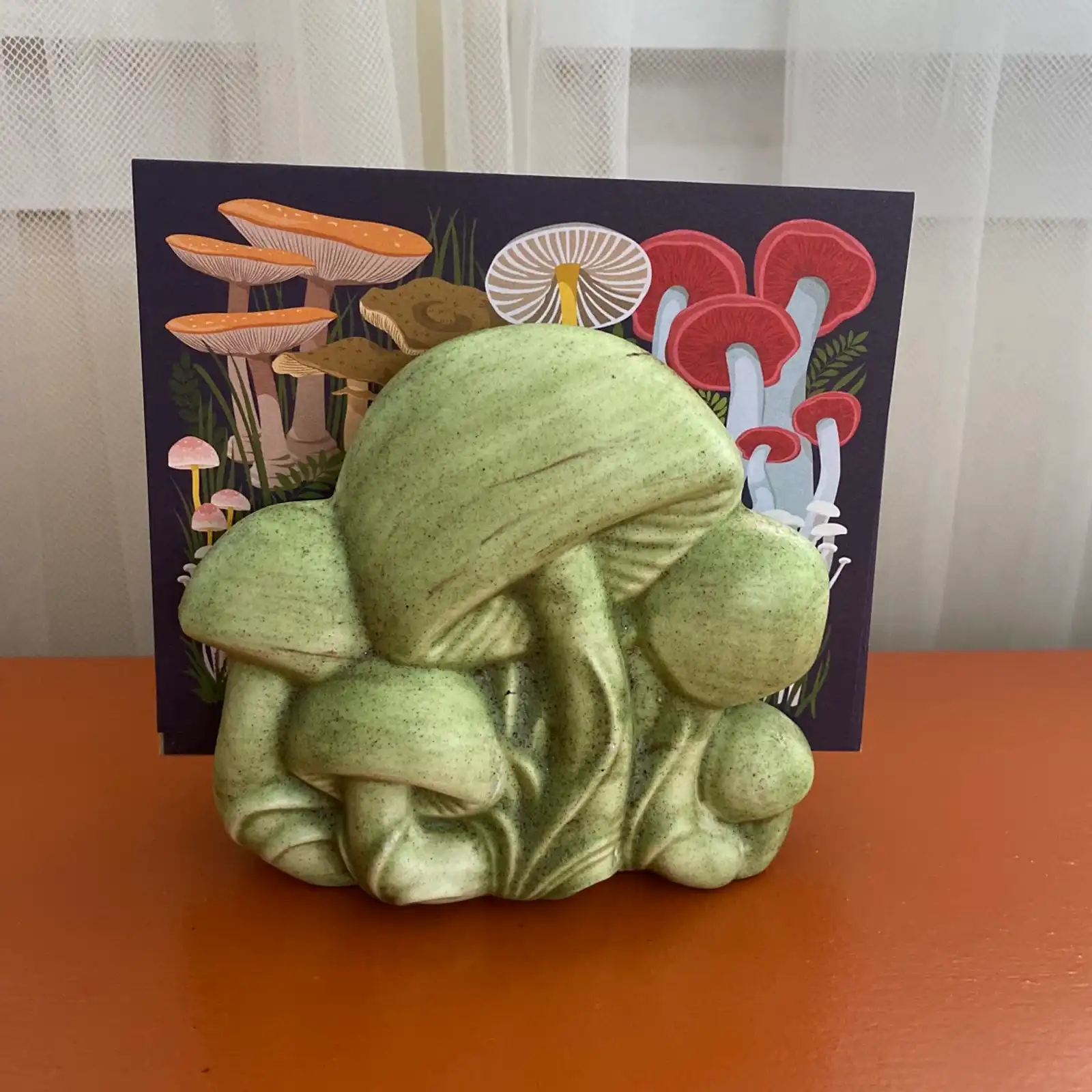 Thumbnail: Vintage Mushroom Napkin/Letter Holder